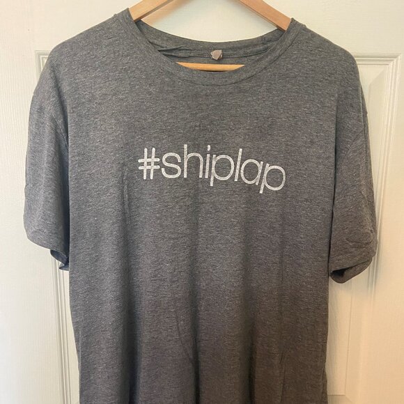 Shiplap Gray White T-Shirt Magnolia Waco TX, Size L - Picture 2 of 7